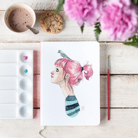 CUADERNO ESTHER GILI P�JAROS EN LA CABEZA