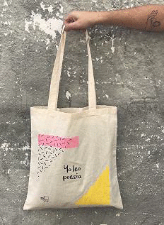 BOLSA DE TELA YO LEO POES�A
