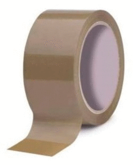 ROLLO CINTA EMBALAJE MARRON 132MX48CM