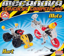 JUEGO EDUCATIVO DINOVA MECANOVA VEHICULOS MOTO
