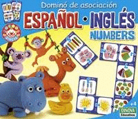 JUEGO EDUCATIVO DINOVA DOMIN ASOCIACIN ESPAOL-INGLS NMEROS