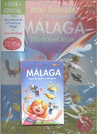 PACK ATLAS ILUSTRADO PROVINCIA DE MALAGA Y OH MALAGA JUEGO