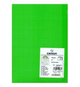 CARTULINA A4 VERDE CANSON