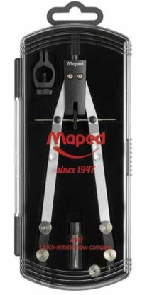 COMPAS BIGOTERA CON APERTURA RAPIDA MAPED