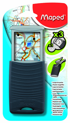 LUPA POCKET BLISTER. MAPED
