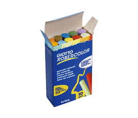 TIZA ROBERCOLOR C/10 COLORES SURTIDOS. ROBERCOLOR