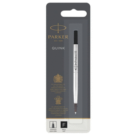 BLISTER RECARGA ROLLER BALL PARKER NEGRO FINO