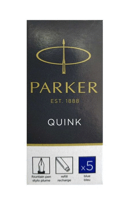 CARTUCHO TINTA PARKER AZUL B/5