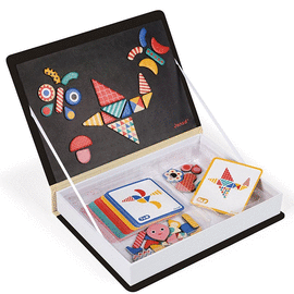 MALETIN LIBRO MAGNETICO PARA JUGAR AL TANGRAM. JANOD