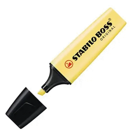 MARCADOR STABILO BOSS ORIGINAL AMARILLO PASTEL