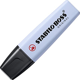 MARCADOR STABILO BOSS PASTEL AZUL NUBLADO