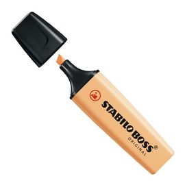 MARCADOR STABILO BOSS PASTEL NARANJA PALIDO