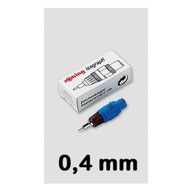 ROTRING ISOGRAPH PUNTERA DE RECAMBIO PARA ESTIL�GRAFO 0,40 MM. ROTRING