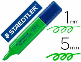 MARCADOR FLUORESCENTE VERDE STAEDTLER