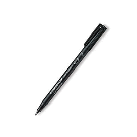 ROTULADOR LUMOCOLOR 318 FINO NEGRO 0,6MM. STAEDTLER. 