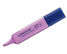 MARCADOR FLUORESCENTE MALVA STAEDTLER