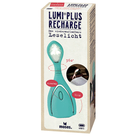 LUMI PLUS � LUZ LECTURA RECARGABLE TURQUESA