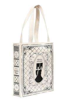 BOLSA DE TELA DE LA COMPRA CON FONDO FALL IN LOVE