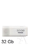 PENDRIVE 32GB USB 2.0 TOSHIBA HAYABUSA BLANCO