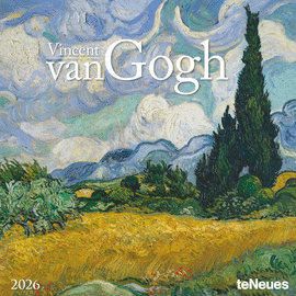 CALENDARIO ANUAL 2026 30X30 VINCENT VAN GOGH