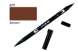 TOMBOW ABT-969 - ROTULADOR DOBLE PUNTA PINCEL, COLOR MARR�N