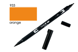 TOMBOW - ROTULADOR DE PUNTA DOBLE, COLOR NARANJA (933 ORANGE)