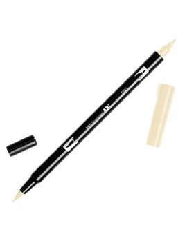 TOMBOW - ROTULADOR DE PUNTA DOBLE, COLOR LIGHT SAND (990 LIGHT SAND)