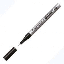 ROTULADOR PILOT SUPERCOLOR PLATA EXTRA FINO