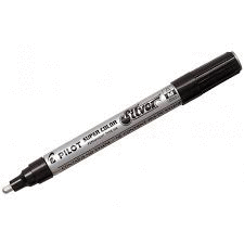 ROTULADOR PILOT SUPERCOLOR PLATA MEDIO PERMANENTE