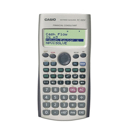 CALCULADORA CASIO FINANCIERA FC100V BLISTER