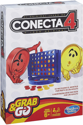 JUEGO DE MESA CONECTA 4 VIAJE. HASBRO