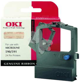 CINTA DE IMPRESORA NEGRA 5031713552000 - OKI INKT LINT 09002316 BLACK 1ST PARA USO CON MICROLINE 590/591 IMPRESORA DE 24 PIN  5031713552000