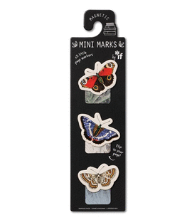 MINI MARCAPAGINAS MAGNETICO MODELO MARIPOSAS