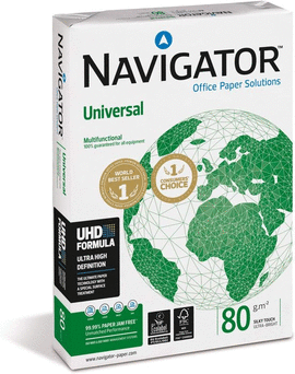 PAPEL A4 80GRS 500H NAVIGATOR UNIVERSAL