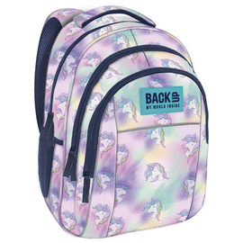 MOCHILA JUVENIL BACK UP MODELO H MULTICOLOR PLB2H15. DERFORM