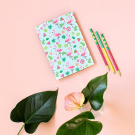 CUADERNO �TROPICAL FLAMINGOS�
