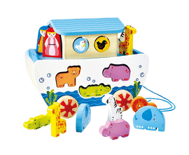JUEGO HAPE ARRASTRA EL ARCA DE NOE. HAPE