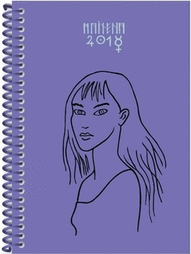 AGENDA 2018 MAITENA MORADA -ESPIRAL-