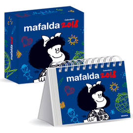 AGENDA 2018 MAFALDA -ENCUADERNADA-AZUL-