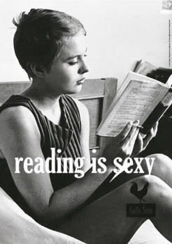 P�STER READING IS SEXY - JEAN SEBERG