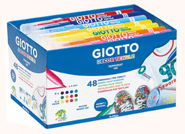 ROTULADOR GIOTTO DECOR TEXTILE SCHOOLPACK 48 UD