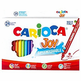 ROTULADORES CARIOCA ESTUCHE 24 COLORES