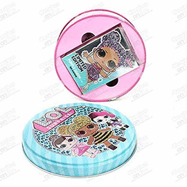 PANINI CAJA MET�LICA CON 46 CARTAS MULTICOLOR