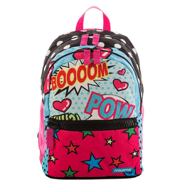 MOCHILA PLUS POP ART INFERNO ESTRUCTURA REFORZADA. MITAMA