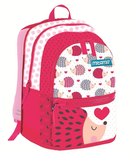 MOCHILA PLUS LOVE GIRL RESISTENTE CON ESTRUCTURA DE EVA. MITAMA