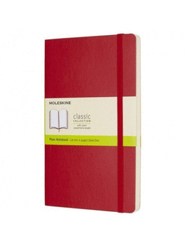 LIBRETA CLASICA TAPA BLANDAROJO ESCARLATA L LISA