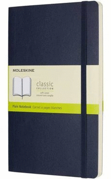 LIBRETA CLASICA TAPA BLANDAAZUL ZAFIRO L LISA