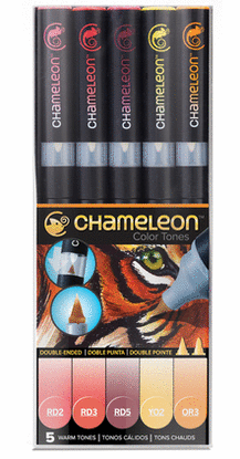 ROTULADORES CHAMELEON COLORES CLIDOS BLISTER 5 ROTULADORES