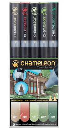 ROTULADORES CHAMELEON COLORES NATURALES BLISTER 5 ROTULADORES