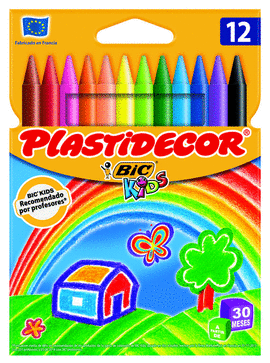 PLASTIDECOR KIDS 12 COLORES